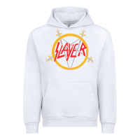 White heavy metal Urban Hoodie - artisFamous