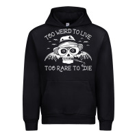 Black too weird to live too rare to die Urban Hoodie - artisFamous