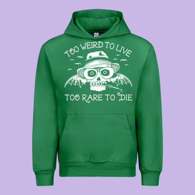 Too Weird To Live Too Rare To Die Urban Hoodie Designed By Artisfamous
