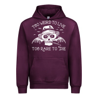 Mauve Wine too weird to live too rare to die Urban Hoodie - artisFamous