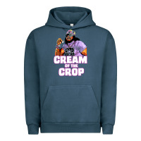 Pigment Midnight Navy macho cream of the crop Urban Hoodie - artisFamous