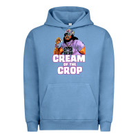 Pigment Pebble Blue macho cream of the crop Urban Hoodie - artisFamous