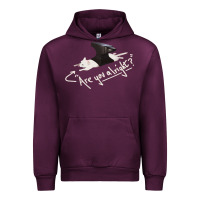 Mauve Wine Lovejoy Are you alright Urban Hoodie - artisFamous
