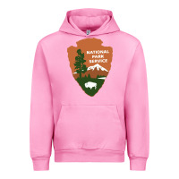 Fuchsia Pink national park service Urban Hoodie - artisFamous