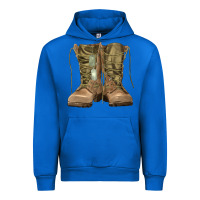 Cobalt soldier boots Urban Hoodie - RanaPortraitStore