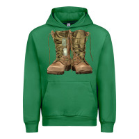 Emerald soldier boots Urban Hoodie - RanaPortraitStore
