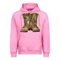 Fuchsia Pink soldier boots Urban Hoodie - RanaPortraitStore