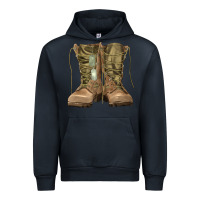 Navy soldier boots Urban Hoodie - RanaPortraitStore