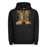 Pigment Black soldier boots Urban Hoodie - RanaPortraitStore
