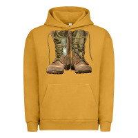 Pigment Peanut Butter soldier boots Urban Hoodie - RanaPortraitStore