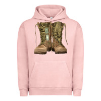 Pigment Salmon soldier boots Urban Hoodie - RanaPortraitStore
