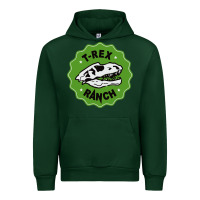 Forest Green t rex ranch Urban Hoodie - artisFamous
