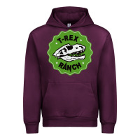 Mauve Wine t rex ranch Urban Hoodie - artisFamous
