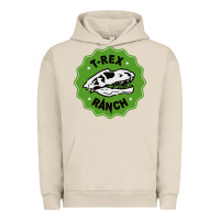 Pigment French Oak t rex ranch Urban Hoodie - artisFamous