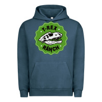 Pigment Midnight Navy t rex ranch Urban Hoodie - artisFamous