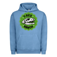 Pigment Pebble Blue t rex ranch Urban Hoodie - artisFamous