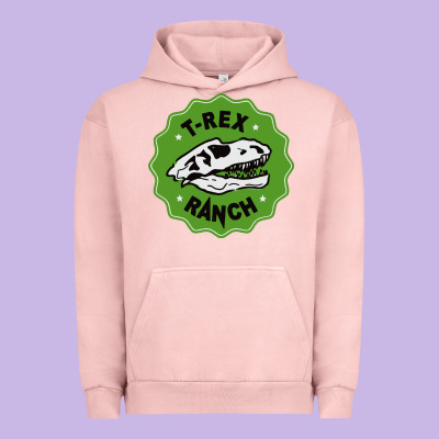T Rex Ranch Urban Hoodie Designed By Artisfamous