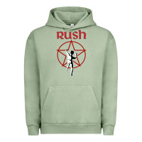 Pigment Oil Green starman music rush Urban Hoodie - artisFamous