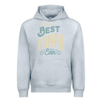 Heather Grey The Best Funpa Ever - Mens Funny Dad and Grandpa Urban Hoodie - artisFamous