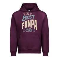 Mauve Wine The Best Funpa Ever - Mens Funny Dad and Grandpa Urban Hoodie - artisFamous