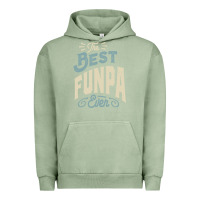 Pigment Oil Green The Best Funpa Ever - Mens Funny Dad and Grandpa Urban Hoodie - artisFamous