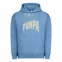 Pigment Pebble Blue The Best Funpa Ever - Mens Funny Dad and Grandpa Urban Hoodie - artisFamous