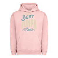 Pigment Salmon The Best Funpa Ever - Mens Funny Dad and Grandpa Urban Hoodie - artisFamous