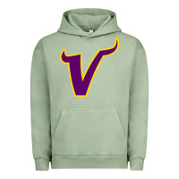 Pigment Oil Green vikings style Urban Hoodie - artisFamous