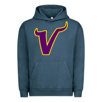 Pigment Midnight Navy vikings style Urban Hoodie - artisFamous