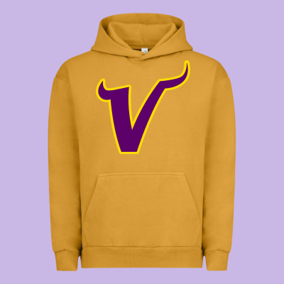 Vikings Style Urban Hoodie Designed By Artisfamous