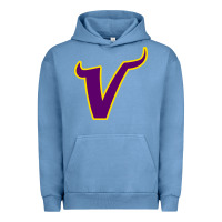 Pigment Pebble Blue vikings style Urban Hoodie - artisFamous