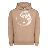 Pigment Burro yin yang bonsai tree Urban Hoodie - artisFamous