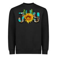 Black joy with sunflower and cactus ado Heavyweight Sweatshirt - AdoDesignShop