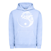 Pigment Grape Ice yin yang bonsai tree Urban Hoodie - artisFamous