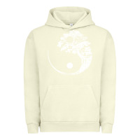 Pigment Pistachio yin yang bonsai tree Urban Hoodie - artisFamous
