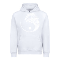 White yin yang bonsai tree Urban Hoodie - artisFamous