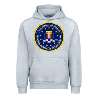 Heather Grey fbi Urban Hoodie - artisFamous