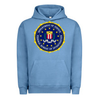 Pigment Pebble Blue fbi Urban Hoodie - artisFamous