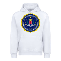 White fbi Urban Hoodie - artisFamous