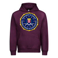 Mauve Wine fbi Urban Hoodie - artisFamous