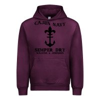 Mauve Wine cajun navy Urban Hoodie - artisFamous