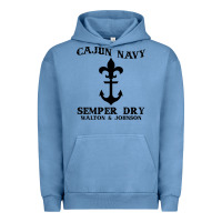 Pigment Pebble Blue cajun navy Urban Hoodie - artisFamous