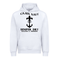 White cajun navy Urban Hoodie - artisFamous
