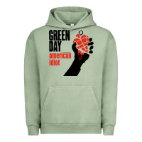 Pigment Oil Green american idiot Urban Hoodie - artisFamous