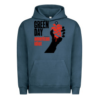Pigment Midnight Navy american idiot Urban Hoodie - artisFamous