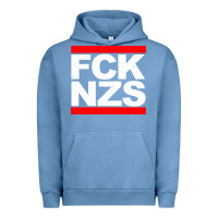 Pigment Pebble Blue fck nzs Urban Hoodie - artisFamous