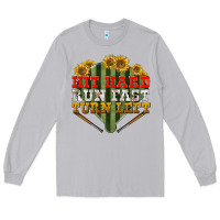 Moon Dust hit hard run fast turn left Long Sleeve Tee - BundleAndBundleShop