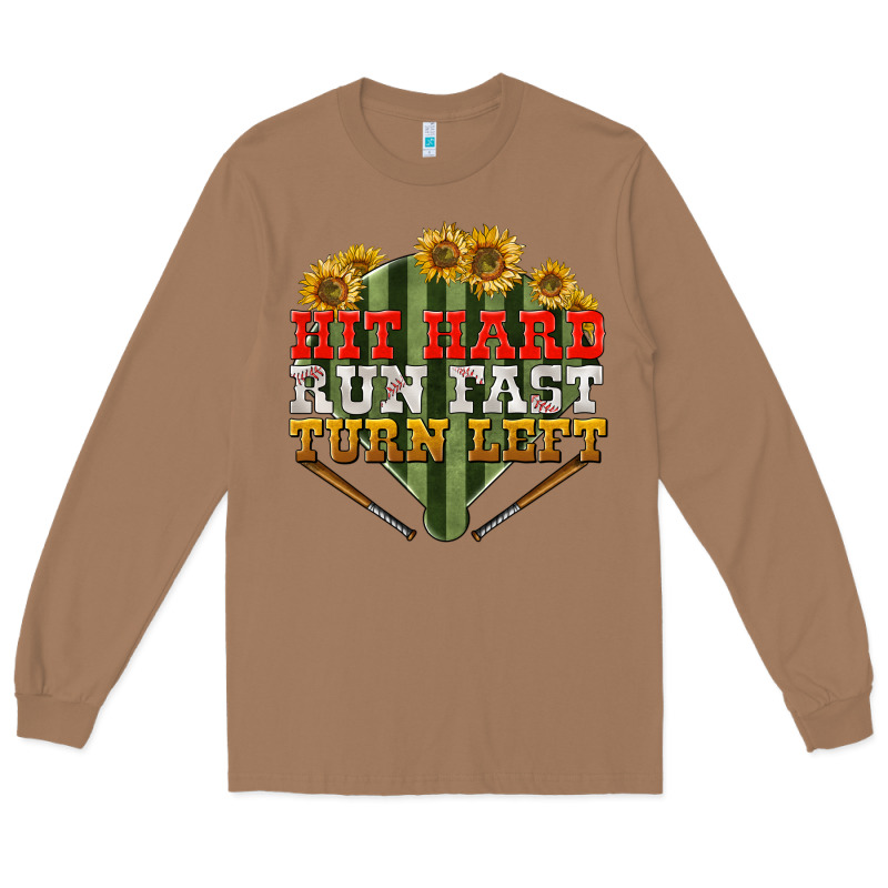 Hit Hard Run Fast Turn Left Long Sleeve Tee by BundleAndBundleShop | Teevron