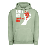 Pigment Oil Green american idiot Urban Hoodie - artisFamous