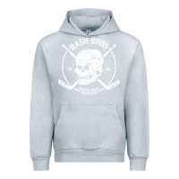 Heather Grey bash bros Urban Hoodie - artisFamous